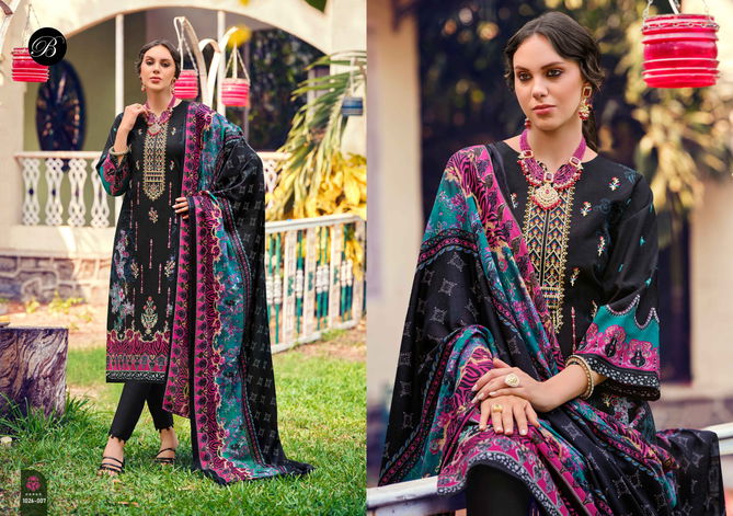 Chevron By Belliza Cotton Printed Dress Material Exporters In India